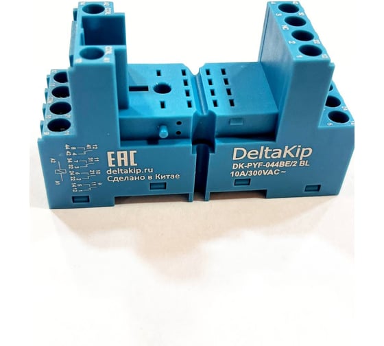 2-ярусная монтажная колодка с винтовыми клеммами DELTAKIP DK-PYF-044BE/2BL DK-K0000008.1