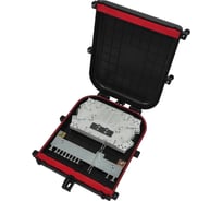 Оптическая кросс-муфта ООО Лентамет ОКМ-3023-10SC-82-М(п)-54К/2PLC8 (черная) винты с пласт. головкой 16595