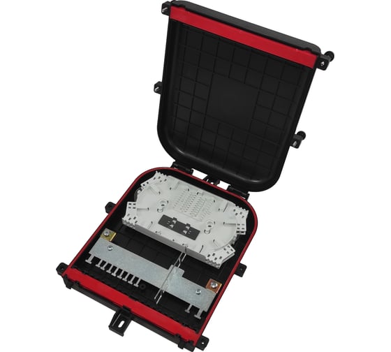 Оптическая кросс-муфта ООО Лентамет ОКМ-3023-10SC-82-М(п)-54К/2PLC8 (черная) винты с пласт. головкой 16595 1