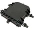 Оптическая кросс-муфта ООО Лентамет ОКМ-3023-10SC-82-М(п)-54К/2PLC8 (черная) винты с пласт. головкой 16595 11