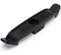 Держатель плоского кабеля Промрукав двусторонний для прямого монтажа на 4 места черный 20 шт. PR13.0439