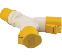 Двухлучевая розетка EKF 1012-4h 2Р+РЕ 16А 110В IP44 EKF ps-1012-4h-16-110