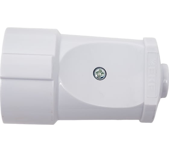 Штепсельное гнездо EKF без заземления, белое, 10А, 250В ASG10-10 1