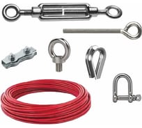 Комплект к аварийному тросовому выключателю ТЕКО АТВ-0102.900 ( 30 метров), 00-00041607