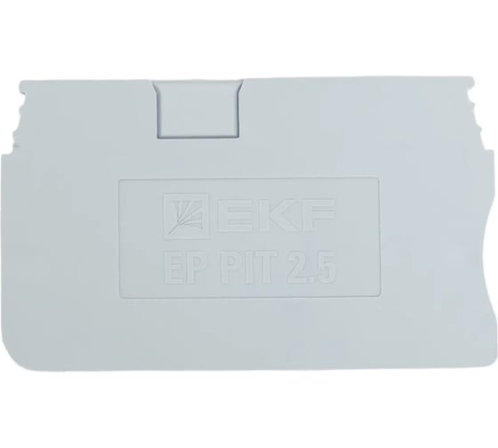 Заглушка EKF для 2.5 Push-in серая EP-PIT-2,5