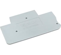 Заглушка пружинная двухуровневая для 2.5 Push-in EKF серая EP-PIT-2,5-double