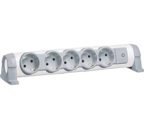 Многорозеточный блок Legrand''Комфорт'' 5 x 2К+З поставляется без кабеля 694634