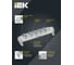 Колодка для удлинителя с заземлением с выключателем IEK COMFORT К05В 5 мест белая 694634 10