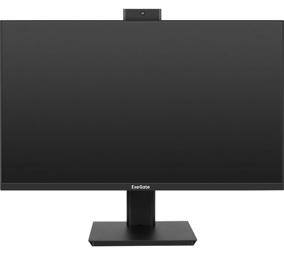 Монитор ExeGate со встроенной веб-камерой и аудио 27" SuperView EV2707T IPS LED Grade A+, FHD, 1920x1080 75Гц, 16:9, 250cd/m2, 1000:1, 178/178, 5ms, Speake 297248