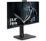 Монитор ExeGate со встроенной веб-камерой и аудио 23.8" SuperView EV2407TA IPS LED Grade A+, FHD, 1920x1080 75Гц, 16:9, 250cd/m2, 1000:1, 178/178, 5ms, Spe 297247 1