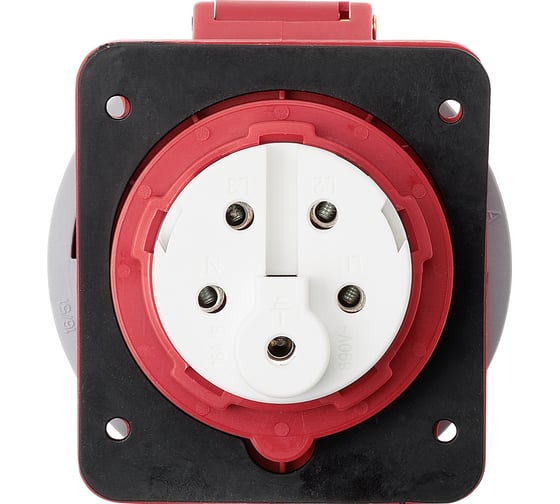 Розетка скрытой установки угловая TDM ELECTRIC IP67 125А 3Р+РЕ+N 380В TDM SQ0611-0064