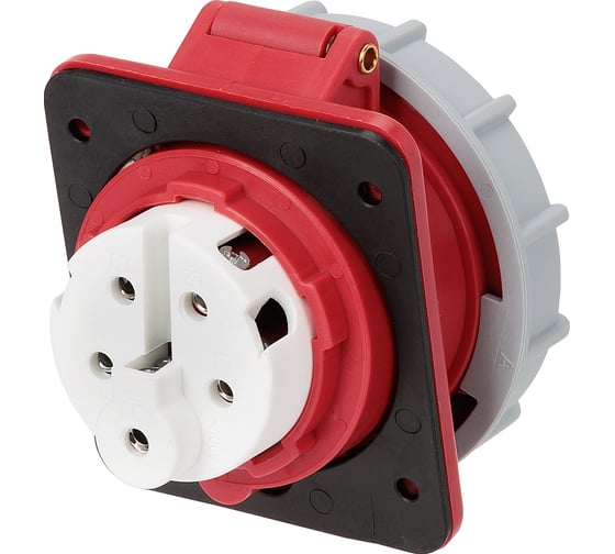 Розетка скрытой установки угловая TDM ELECTRIC IP67 16А 3Р+РЕ+N 380В TDM SQ0611-0058