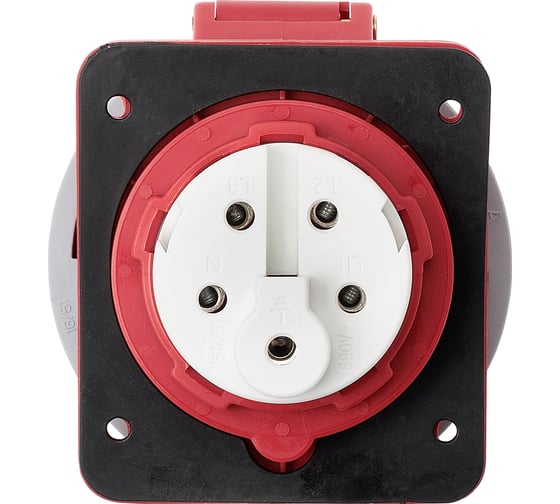 Розетка скрытой установки угловая TDM ELECTRIC IP67 16А 3Р+РЕ+N 380В TDM SQ0611-0058