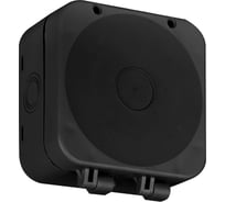 Коробка монтажная распределительная двухкомпонентная для видеокамер Рувинил ТУСО 133x120x60 мм HF IP68 черная 67080Ч