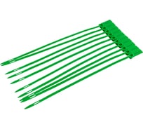 Пломба пластиковая номерная мешковая ООО Пломба.Ру L 420 мм, Цвет зеленый 50 шт, УПМ-420, 1006400