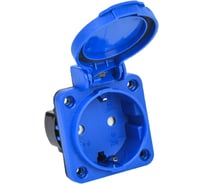 Панельная розетка IEK MAGNUM SCHUKO РП16-3, с защитными шторками, IP54 PSN71-016-3-3-54-K07