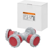 Адаптер трехлучевой TDM ELECTRIC IP67 16А 3Р+PЕ+N 380В SQ0611-0055