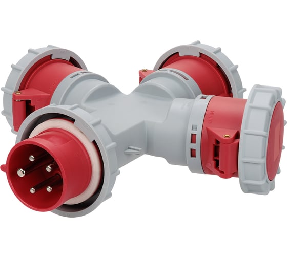 Адаптер трехлучевой TDM ELECTRIC IP67 16А 3Р+PЕ+N 380В SQ0611-0055