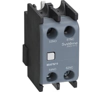 Блок контактный дополнительный Systeme Electric MC1G/E 1НО+1НЗ фронт. монтаж. SE MAFN11