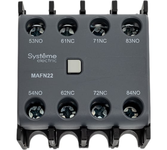 Блок контактный дополнительный Systeme Electric MC1G/E 2НО+2НЗ фронт. монтаж. SE MAFN22 1