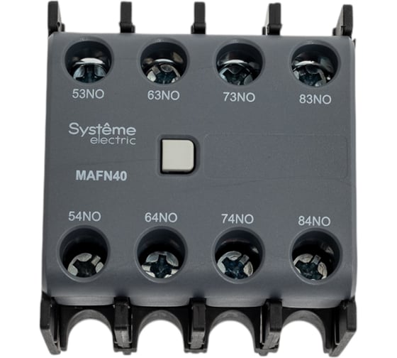 Блок контактный дополнительный Systeme Electric MC1G/E 4НО фронт. монтаж. SE MAFN40