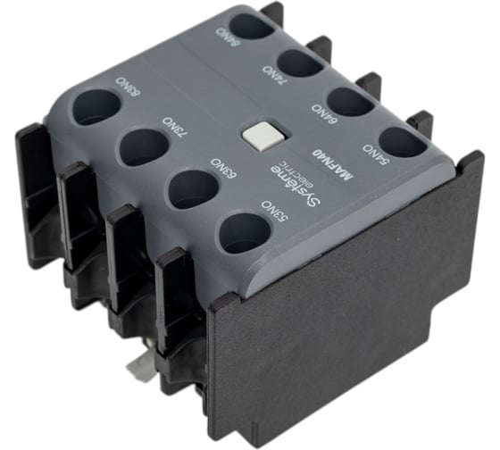 Блок контактный дополнительный Systeme Electric MC1G/E 4НО фронт. монтаж. SE MAFN40