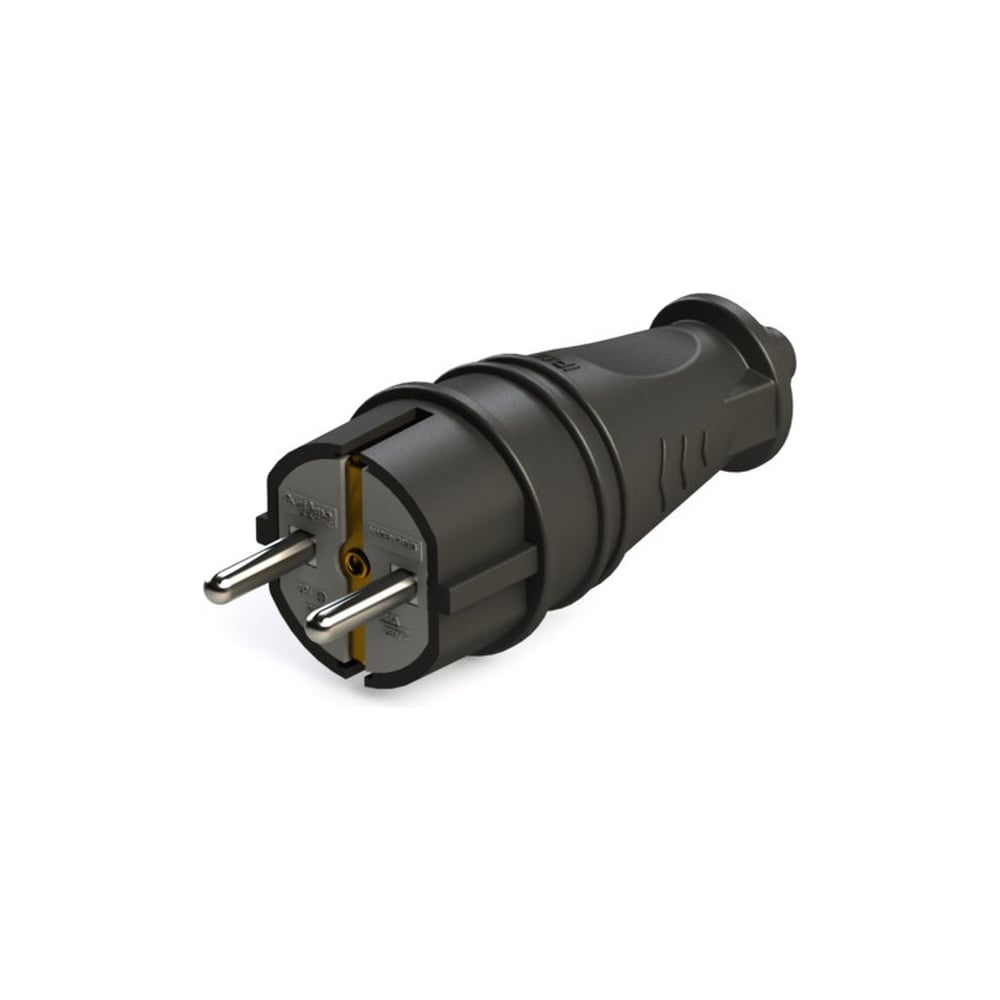 Вилка прямая Systeme Electric MultiSet 16А 250В IP44 с заземлением ...