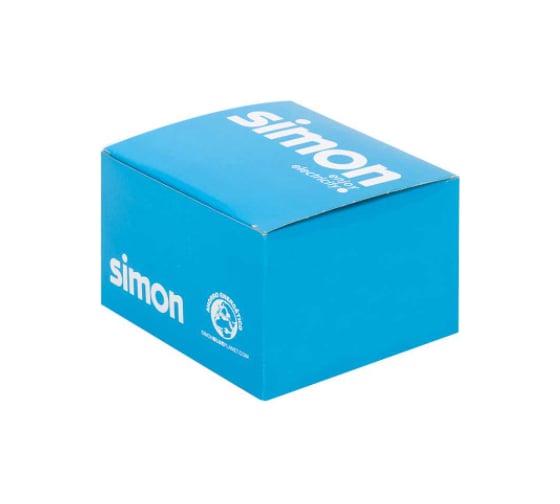 Универсальный адаптер Simon узкий, на 1 RJ45 коннектор, 1/2 К45, с защитной шторкой, алюминий KA76-8