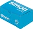 Адаптер Simon с гнездовым разъёмом С13, мама IEC320, К45, графит K306A-14 3