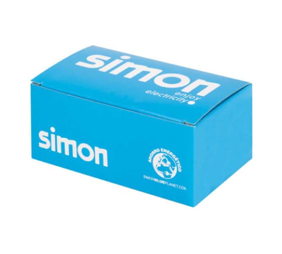 Адаптер Simon на 4хRJ45 коннектора, S-модуль, с защитными шторками, графит S76C-14