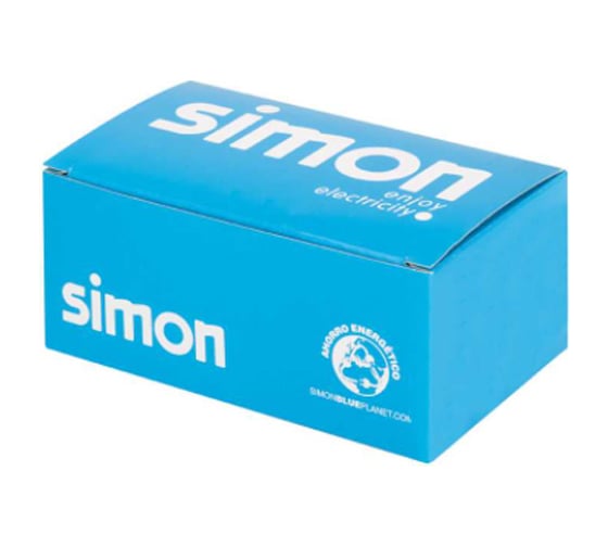 Адаптер Simon на 4хRJ45 коннектора, S-модуль, с защитными шторками, белый S76C-9