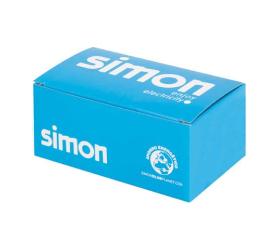 Адаптер Simon на 2хRJ45 коннектора, S-модуль, с защитными шторками, графит S76B-14