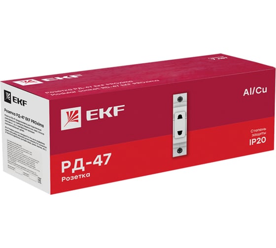 Розетка EKF РД-47, 240В PROxima mds-47-pro