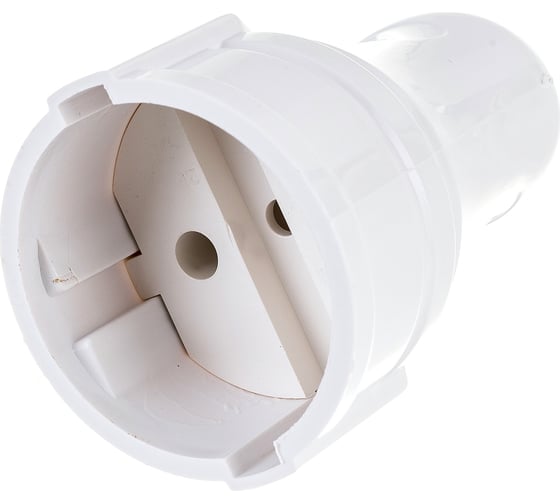 Штепсельное гнездо Smartbuy без заземления белое 10А 250В SBE-10-S02-w