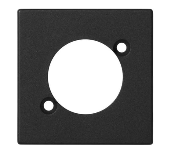 Плата Simon для установки разъёмов XLR симметричной передачи сигналов, К45, графит K122-14