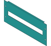 Пластрон MULTICOLOR (1000x225) отверстие для DIN апп-ры IP31/IP54 (ШхВ) RAL 7035 MLT.VRU.PLD.915.225