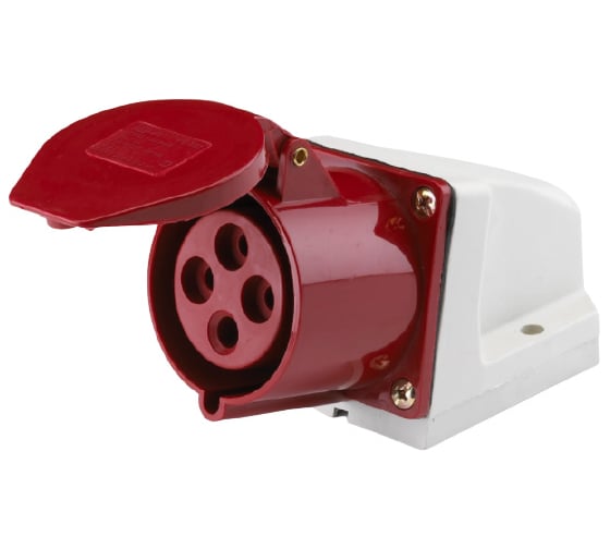 Стационарная розетка Dekraft РС102-4-63-IP67 26034DEK
