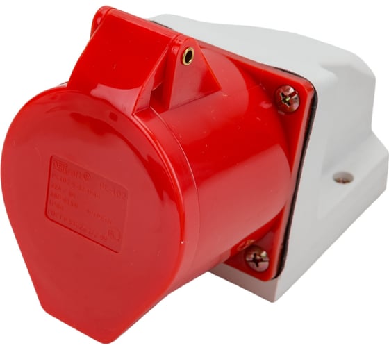 Стационарная розетка Dekraft РС102-5-32-IP44 26033DEK