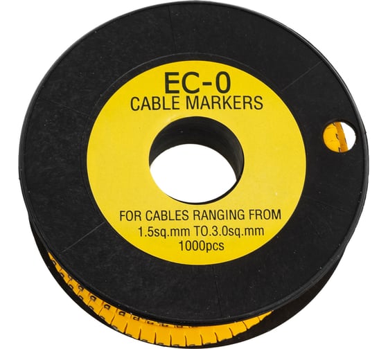 Маркер кабельный APEX 1,5 мм2 "B" (1000 шт.) (ЕС-0) ES31020 1