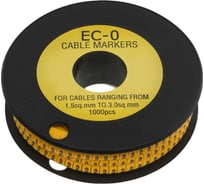 Маркер кабельный APEX 2,5 мм2 "2" (1000 шт.) (ЕС-1) ES31027