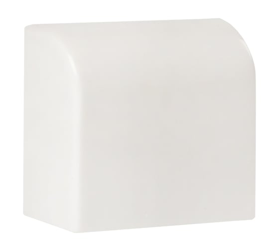 Заглушка EKF, Plast PROxima 4шт Белый ecw-40-25x4