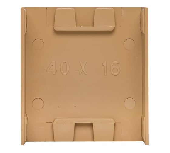 Соединитель EKF, Plast PROxima под светлое дерево 4шт conl-40-16x4