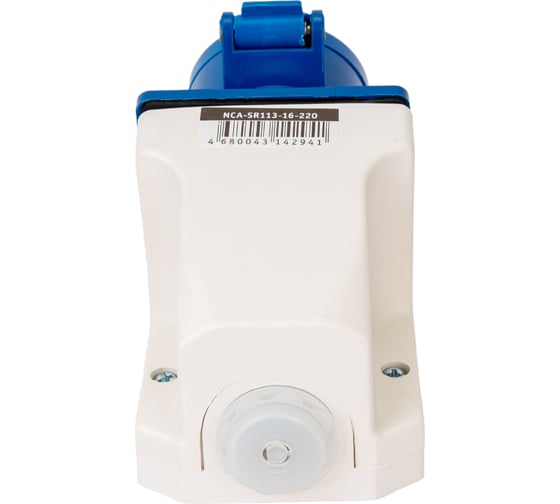 Розетка Navigator 14 294 NCA-SR113-16-220 стационарная наружная 16А 2P+PE IP44 14294