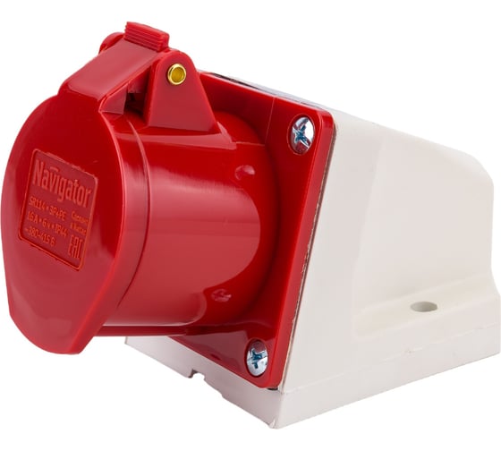 Розетка Navigator 14 295 NCA-SR114-16-380 стационарная наружная 16А 3P+PE IP44 14295 1