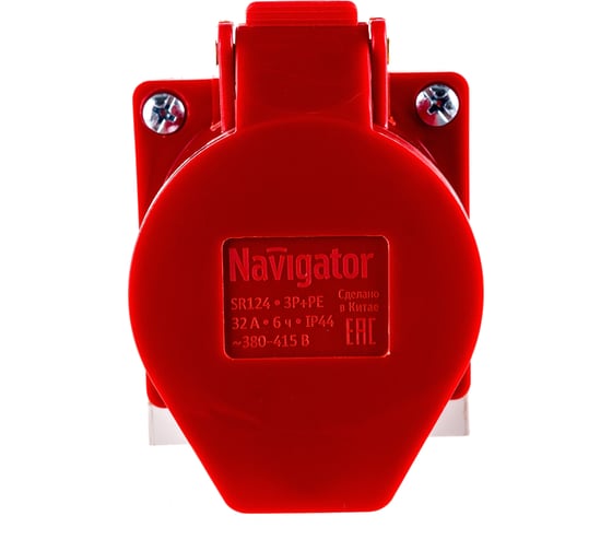 Розетка Navigator 14 298 NCA-SR124-32-380 стационарная наружная 32А 3P+PE IP44 14298