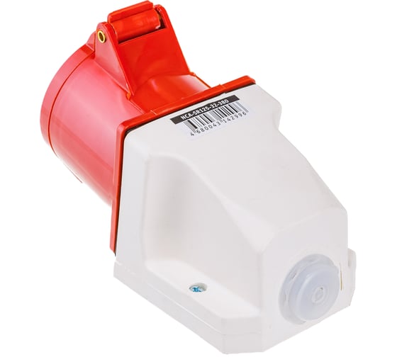Розетка Navigator 14 299 NCA-SR125-32-380 стационарная наружная 32А 3P+N+PE IP44 14299