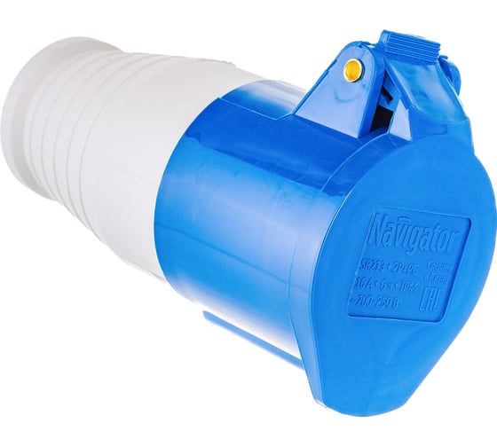 Розетка Navigator 14 303 NCA-SR213-16-220 переносная 16А 2P+PE IP44 14303