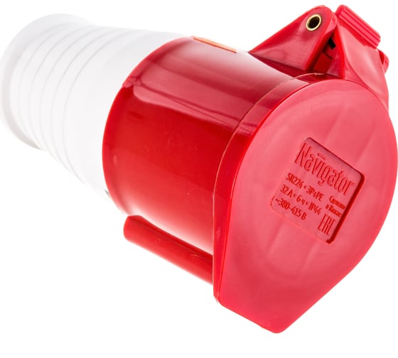 Розетка Navigator 14 307 NCA-SR224-32-380 переносная 32А 3P+PE IP44 14307
