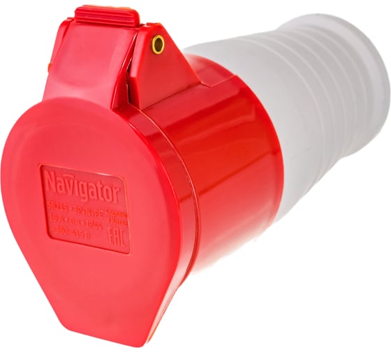 Розетка Navigator 14 305 NCA-SR215-16-380 переносная 16А 3P+N+PE IP44 14305 1