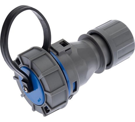 Кабельная переносная влагозащищенная розетка REXANT 16 А, 2Р+РЕ, IP68 111-121